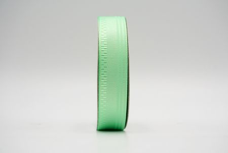 Tiffany Zielony Jednostronny Wzór w kratkę Taśma Grosgrain_K1762-501